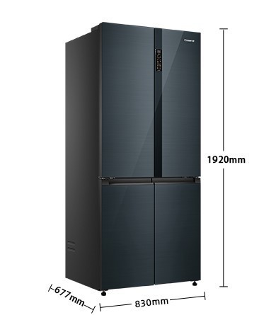 卡萨帝551L十字对开门零距离自由嵌入式冰箱