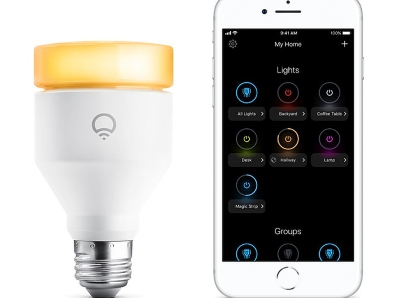LIFX + Infrared Multicolor A19 E26 Dimmable Wi-Fi Smart LED Light Bulb